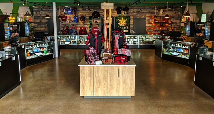 Inside one of LivWell's fourteen Colorado locations. - COURTESY OF LIVWELL