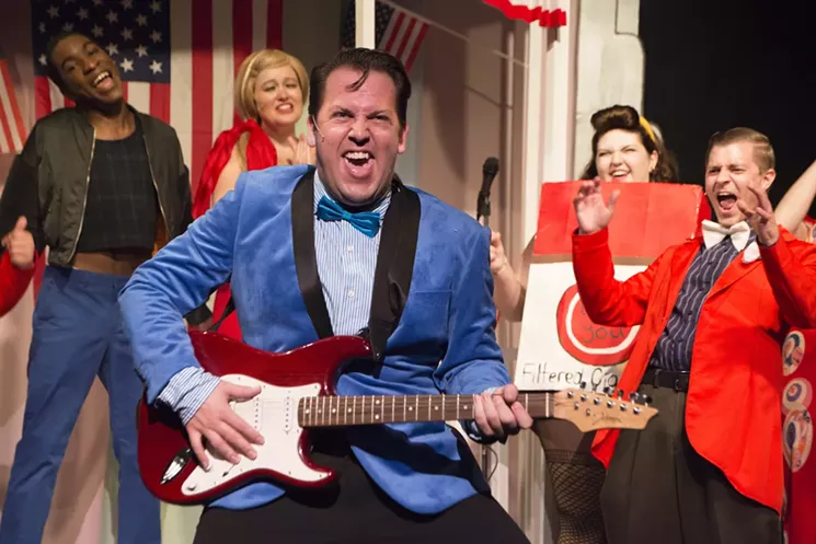 Preston Adams, Holly Dalton, Chris Arneson, Sophia Johnson-Grimes and Mike Martinkus in Cry-Baby. - CHRISTINE FISK