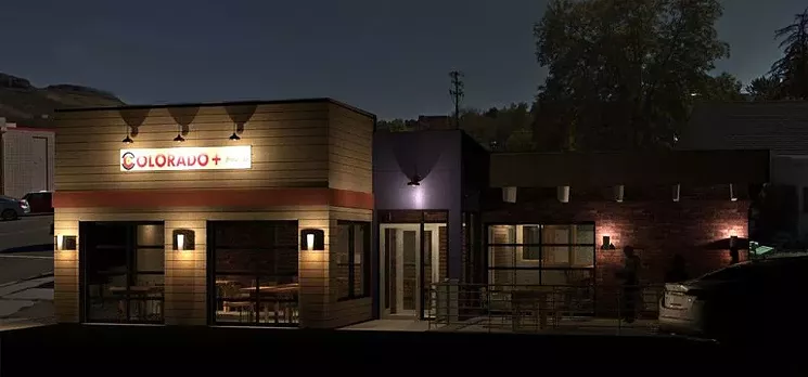 Colorado Plus Cidery serves food and cider to Golden neighbors. - CLEAR CREEK ARCHITECTS, P.C./COLORADO PLUS