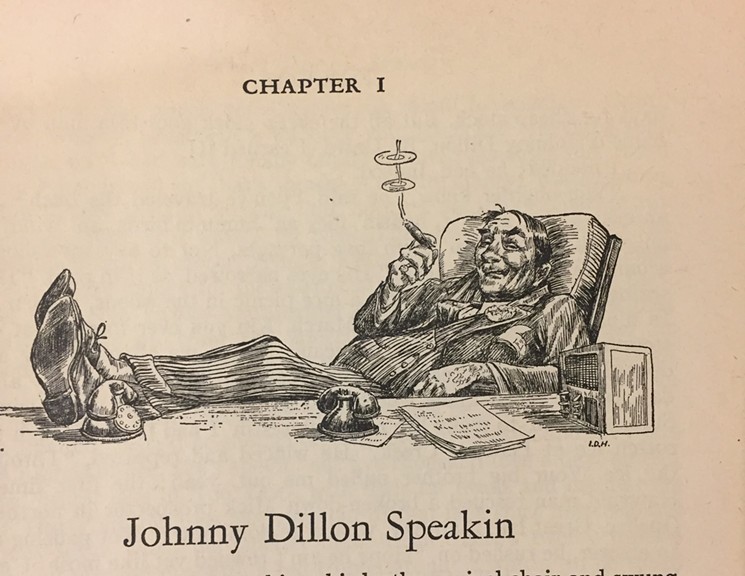 Illustration of Johnny Dillon, by Irwin Hoffman for Free Gold, a book on Canadian mining written by his brother Arnold. - AMANDA PAMPURO
