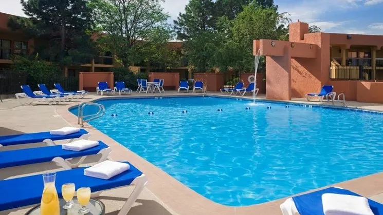 One of the swimming pools at Hotel Elegante. - COURTESY OF WEST BROWN HUNTLEY PC