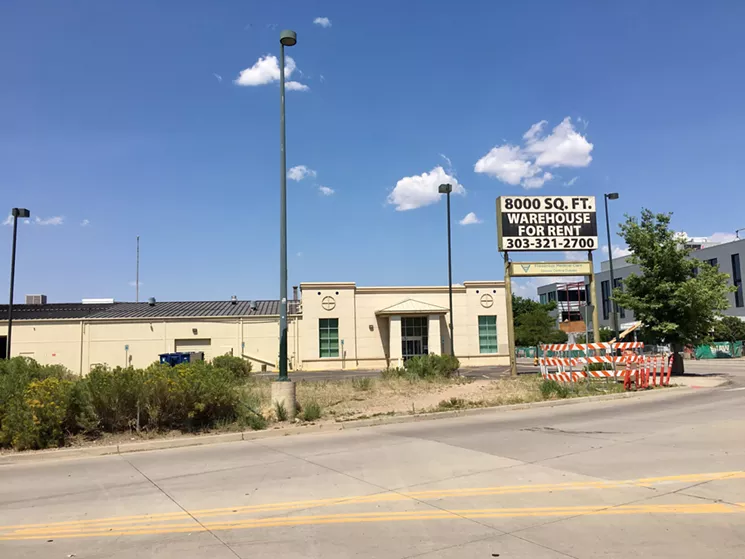 A warehouse next to the scene of the crime. By Friday afternoon, all police tape had been removed. - CHRIS WALKER