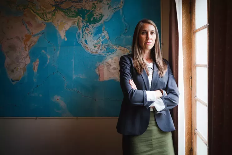 Towards Justice executive director Nina DiSalvo says the federal au pair program needs more scrutiny — and better pay. - JAKE HOLSCHUH