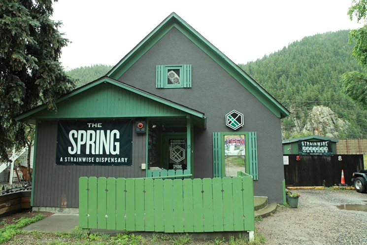 Strainwise's old Idaho Springs outpost is now a Bonfire Cannabis dispensary. - COURTESY OF STRAINWISE