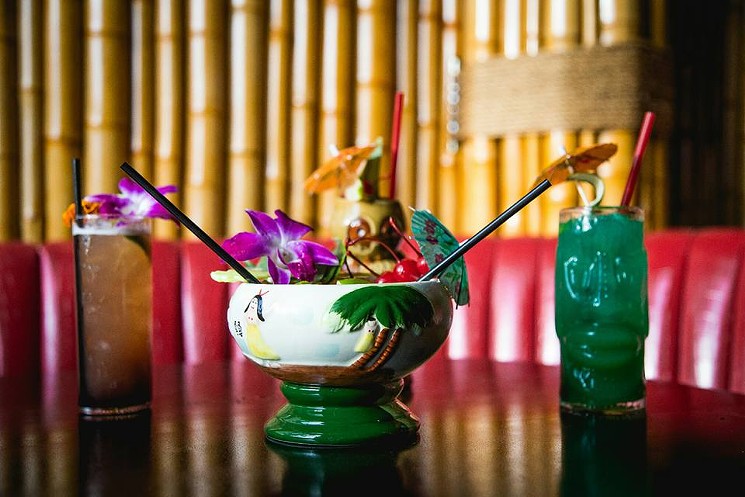 One of the perfect punches served at Adrift, Denver's only tiki bar. - ADRIFT/FACEBOOK