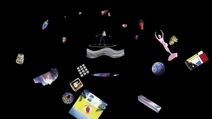 Laura Hyunjhee Kim, "Hyper Future Wave Machine (HFWM): The Exploration." Artist In Residence at the Internet Archive, Video, 2017. - LAURA HYUNJHEE KIM