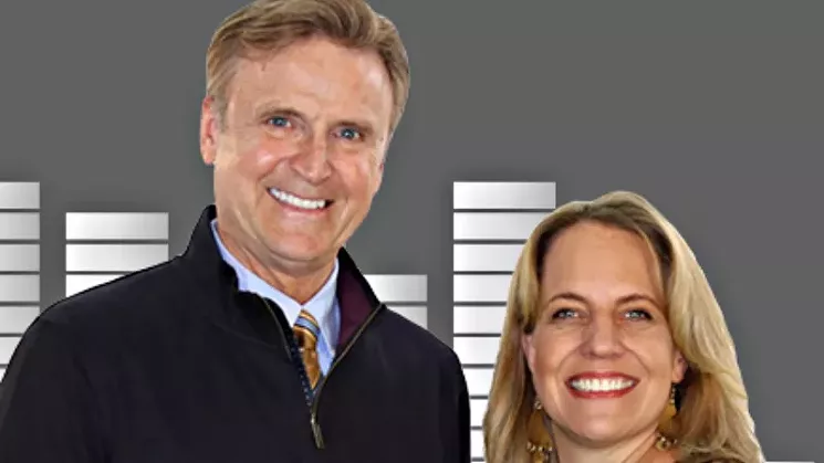 Dan Caplis and his new on-air partner, Krista Kafer. - COURTESY OF KHOW
