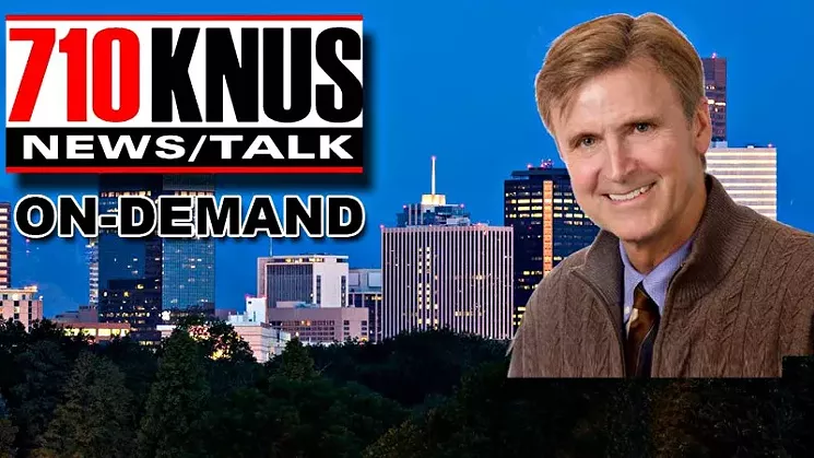 Dan Caplis during his stint on KNUS. - COURTESY OF KNUS