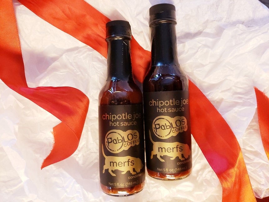 Chipotle Joe hot sauce by Merfs Condiments and Pablo's Coffee. - LINNEA COVINGTON