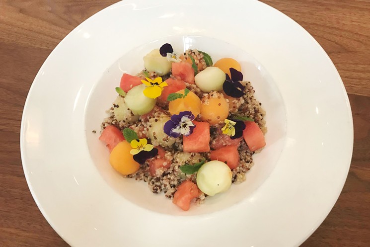Quinoa and fruit make for a light breakfast. - BRIDGET WOOD
