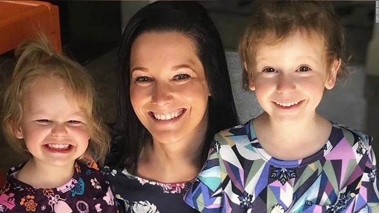 Shanann Watts with daughters Celeste and Bella. - FAMILY PHOTO VIA CNN