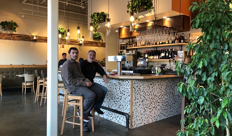 Leaf Vegetarian Restaurant's new location seats 30 percent more customers than the previous spot. - LEAF VEGETARIAN RESTAURANT