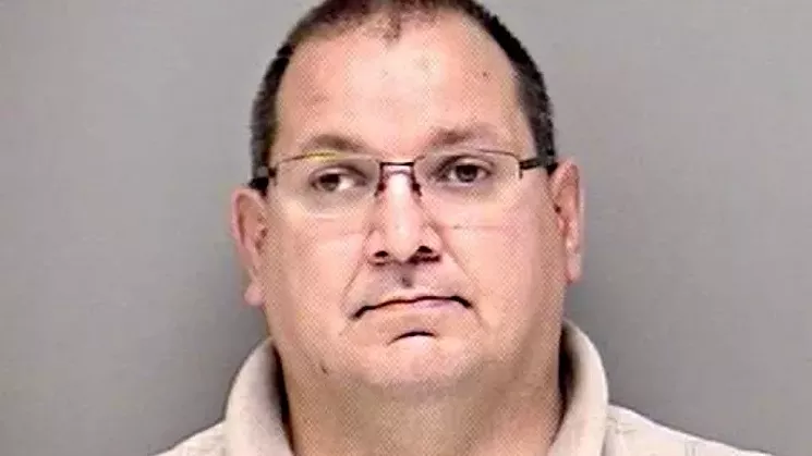 The booking photo of former Westminster police officer Curtis Arganbright. - BROOMFIELD POLICE DEPARTMENT