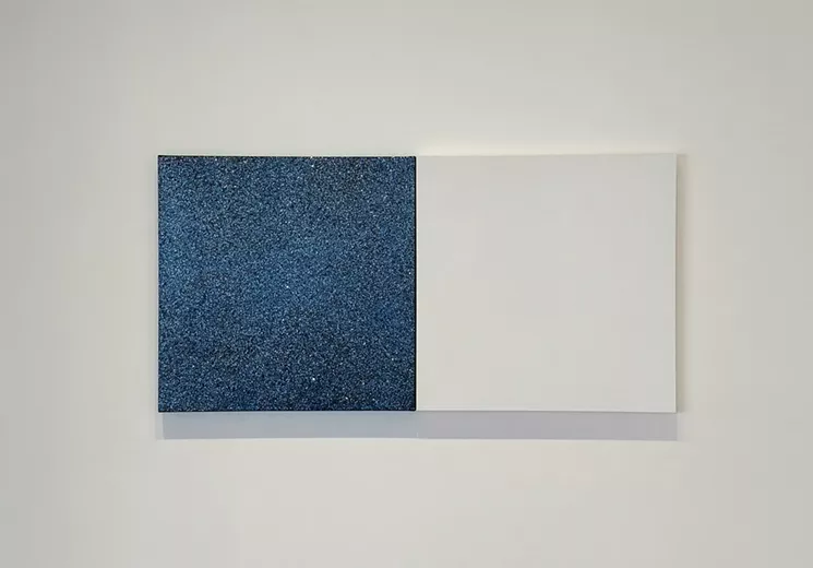 “SWEEPS | cosmic latte,” by Ted Laredo. - COURTESY MICHAEL WARREN CONTERMPORARY, PHOTO BY MIKE MCCLUNG