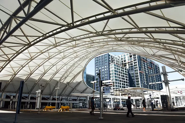 The restrooms in question are located in the bus terminal underneath the railway platforms. - KENZIE BRUCE
