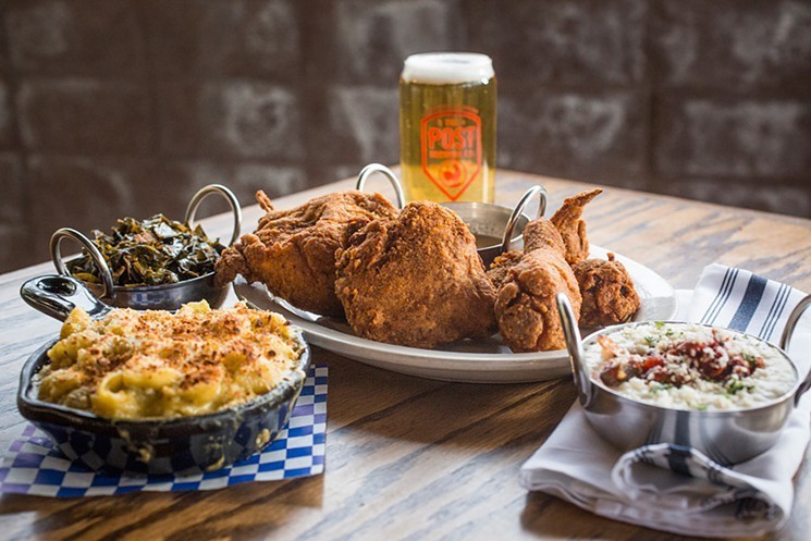 Fried chicken is an excellent way to ring in the new year. - COURTESY OF THE POST BREWING CO.