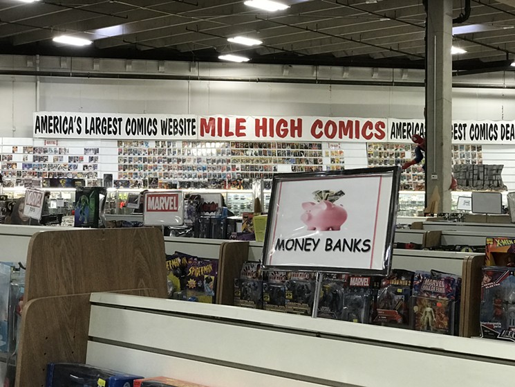 The Mile High Comics superstore at 4600 Jason Street. - KYLE HARRIS