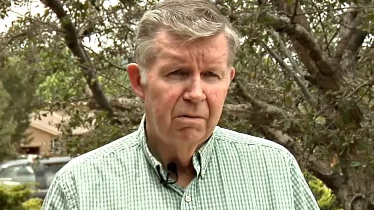 Douglas Bruce during a 2012 interview. - FOX21 VIA YOUTUBE