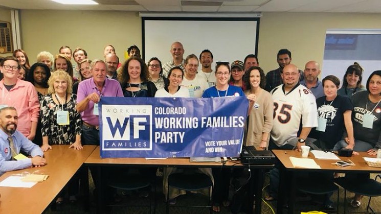 A photo from the Colorado Working Families Party Facebook page. - FACEBOOK