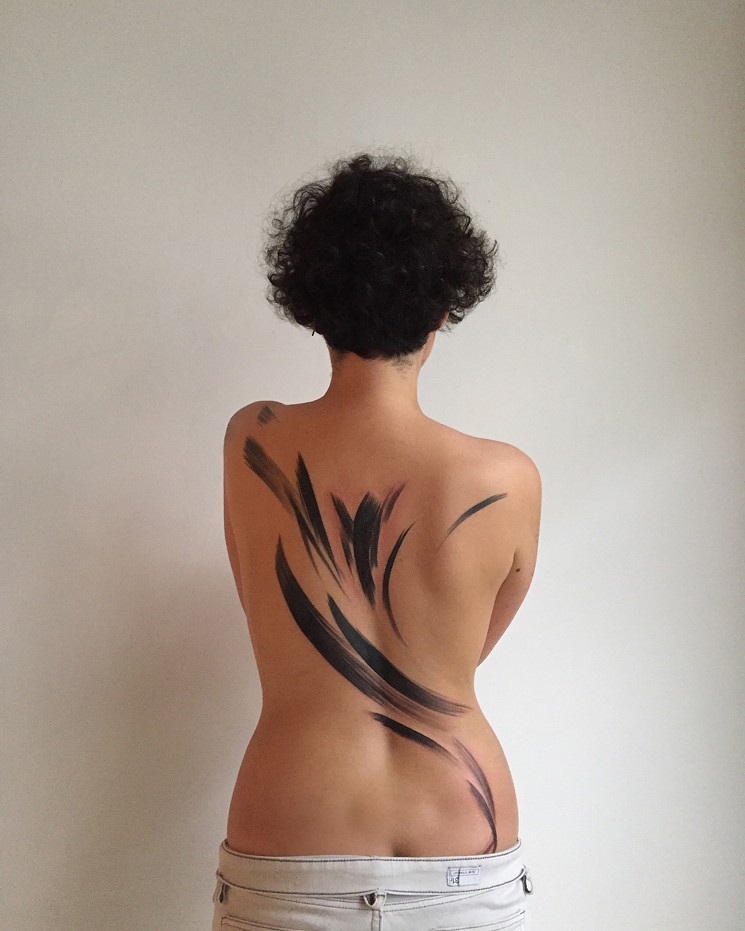 Amanda Wachob, custom tattoo. - AMANDA WACHOB, COURTESY OF MCA DENVER