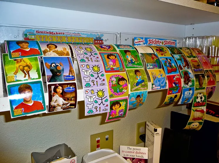 It can be tough to find those stickers from 2007. - MIKE MCCULLOUGH AT FLICKR