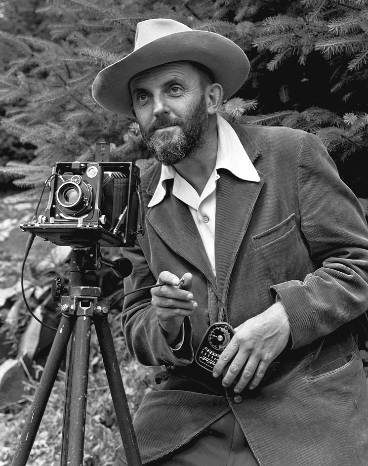 J. Malcolm Greany, “Ansel Adams and Camera.” Longmont Museum. - J. MALCOLM GREANY, COURTESY OF MOP 2019