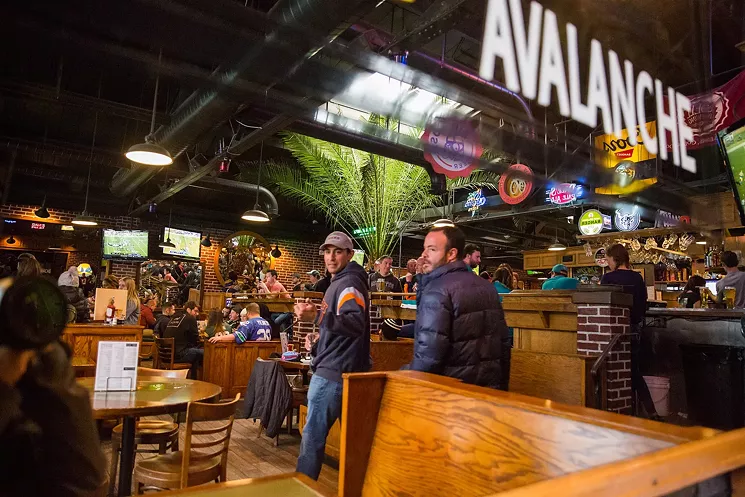 Govnr's Park Tavern regulars said goodbye to the bar — and the palm tree — in November. - DANIELLE LIRETTE