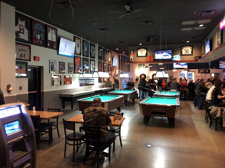 There's plenty of space and plenty of games to play at Hoffbrau Colorado, which is good, because live bands, drink specials and televised sports bring in big crowds any day of the week. - SARAH MCGILL