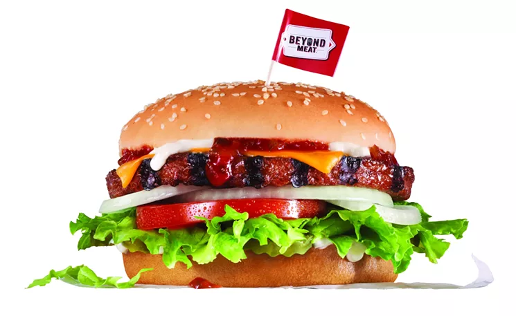 Order the Beyond burger at Carl's Jr. without mayo and cheese to make it completely vegan. - CARL'S JR.