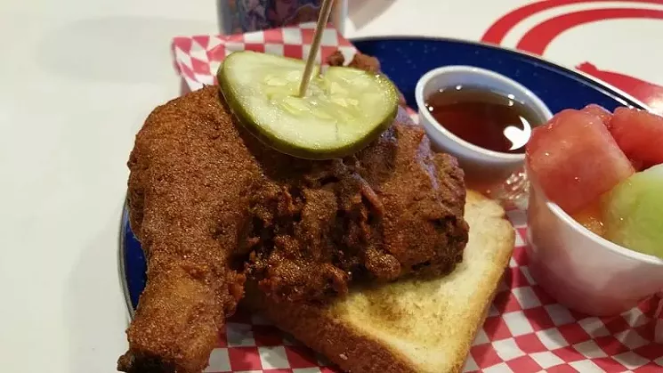 Music City Hot Chicken is an hour drive from Denver, but that's a lot closer than Nashville. - ADRIAN MILLER