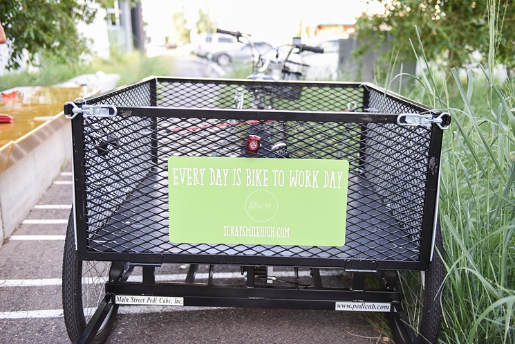 Scraps is a bike-powered composting company, but it can only handle so much food waste. - KENZIE BRUCE
