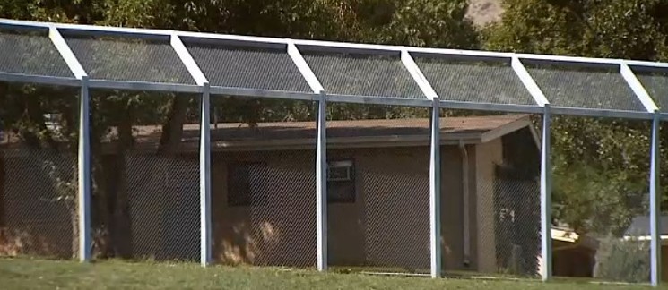 High-security fencing surrounds this section of the Lookout Mountain Youth Services Center. - CBS4 FILE PHOTO