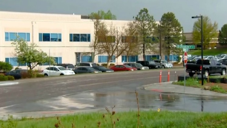 Another angle on the STEM School Highlands Ranch. - 9NEWS VIA YOUTUBE
