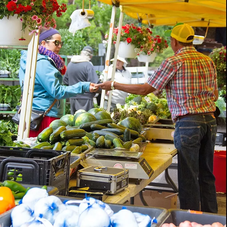 Barter for produce at the South Pearl Street Farmers' Market. - OLD SOUTH PEARL STREET FARMERS' MARKET
