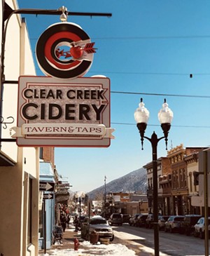 Clear Creek Cidery has front an back patios and plans to add a rooftop deck. - CLEAR CREEK CIDERY TAVERN &TAPS