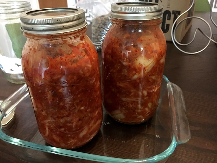 The recipe resulted in about a half-gallon of kimchi. - MARK ANTONATION