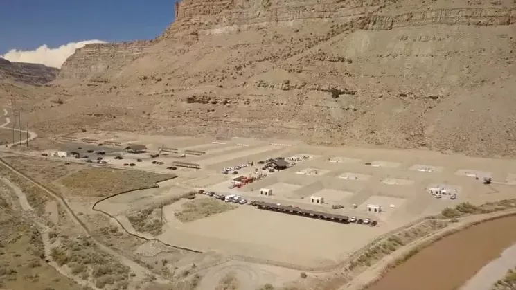 An overhead view of the Cameo Shooting and Education Complex. - COLORADO PARKS AND WILDLIFE VIA YOUTUBE