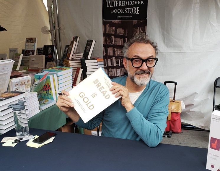 Massimo Bottura, chef and owner of the lauded restaurant Osteria Francescana in Italy, attended 2018's Slow Food Nations; this year's participants include legendary chef Alice Waters and activist Ron Finley. - LINNEA COVINGTON