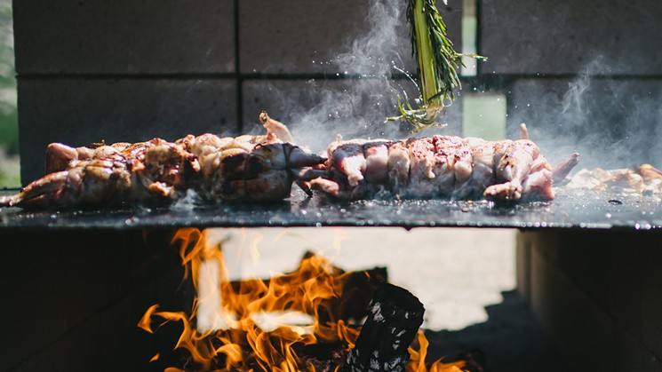 Outdoor cooking over open flames is the name of the game at Heritage Fire. - HERITAGE FIRE BY COCHON555