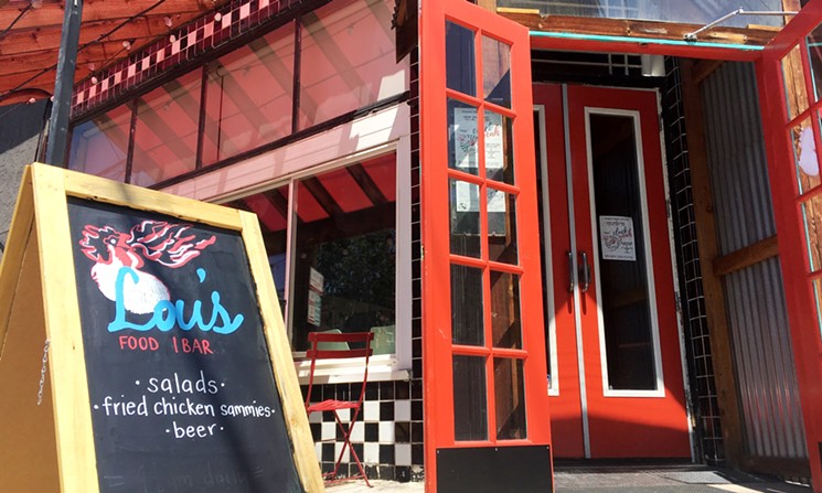 The doors are open for lunch and dinner at Lou's Food Bar. - MARK ANTONATION