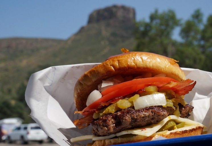 Bob's Atomic Burgers sits in the shadow of Table Mountain in Golden. - MARK ANTONATION