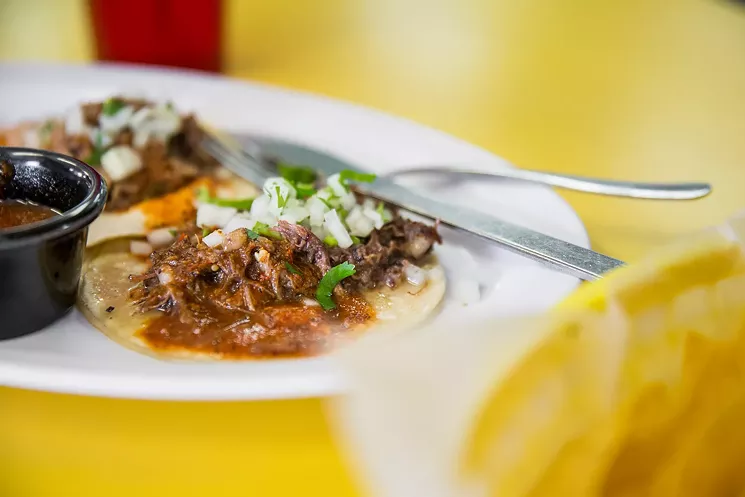 a taco on a plate
