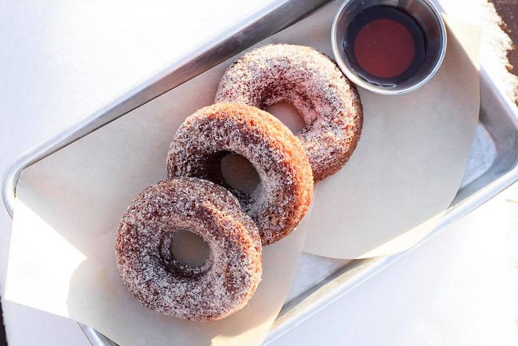 These gluten-free doughnuts are a signature item on the Acreage menu. - ACREAGE