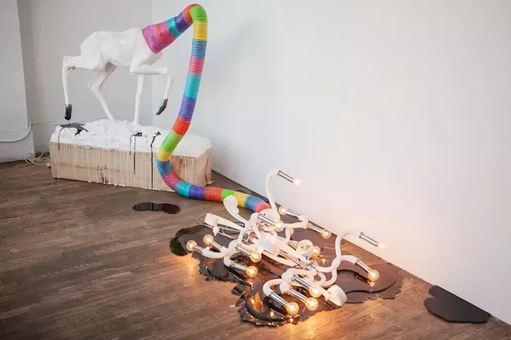 Lauri Lynnxe Murphy, “The Impossibility of Extinction in the Mind of Someone Living,” 2014, Leon Gallery. - COURTESY OF LAURI LYNNXE MURPHY