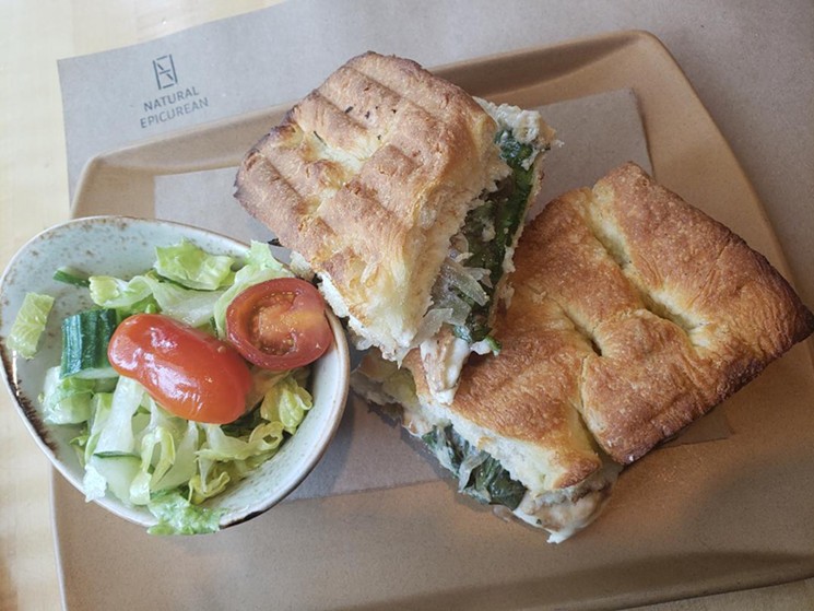 A sandwich from Natural Epicurean at the Broadmoor. - LINNEA COVINGTON