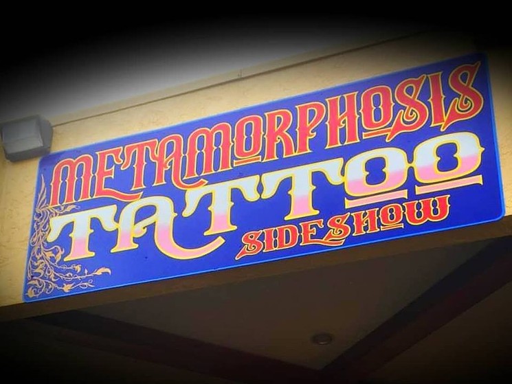 Boulder's Metamorphosis offers two tattoos for $13 each on Friday the 13th. - COURTESY OF METAMORPHOSIS TATTOO SIDESHOW