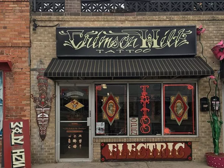 Continuing the tradition, Crimson Hilt Tattoo will offer $13 tattoos all day on this Friday the 13th. - COURTESY OF CRIMSON HILT TATTOO