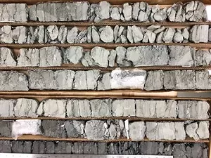 The U.S. Geological Survey's Core Research Center stores rock samples from over 242 million feet of sub-surface drilling. - CHASE WOODRUFF