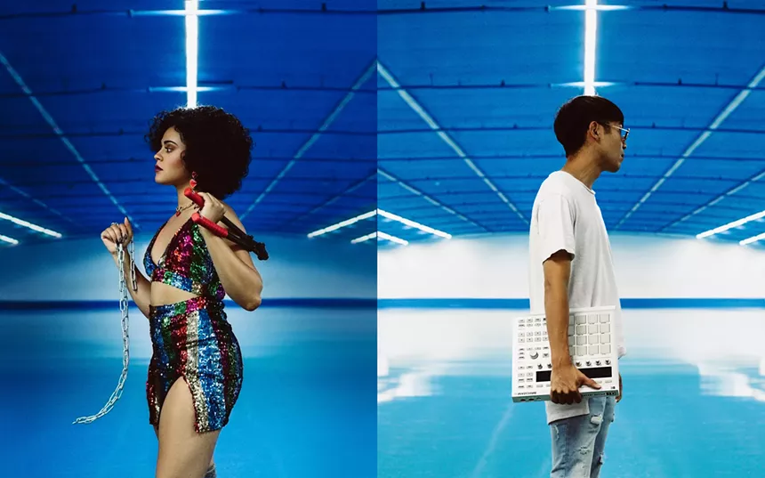 Mandy Groves, left, released a video on September 12 for her single "Blow," which she wrote and produced with her frequent collaborator, Shinu, right. - MINYOUNG LEE