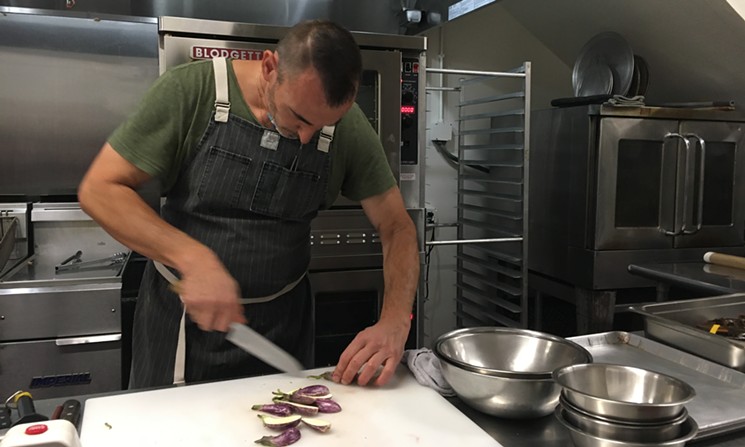 Chef Alberto Sabbadini is an advocate of Boulder County farms and produce. - MARK ANTONATION